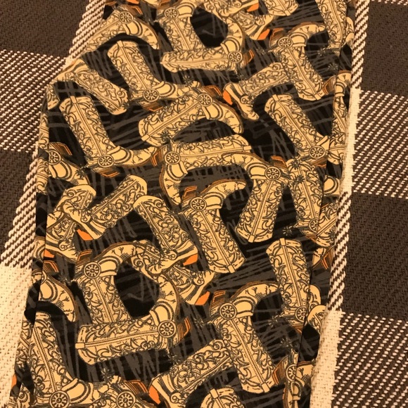 UNICORN OS LuLaRoe cowboy boot leggings - Picture 2 of 2